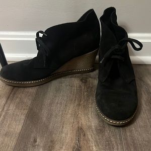 J. Crew Suede Casual Booties/Wedges